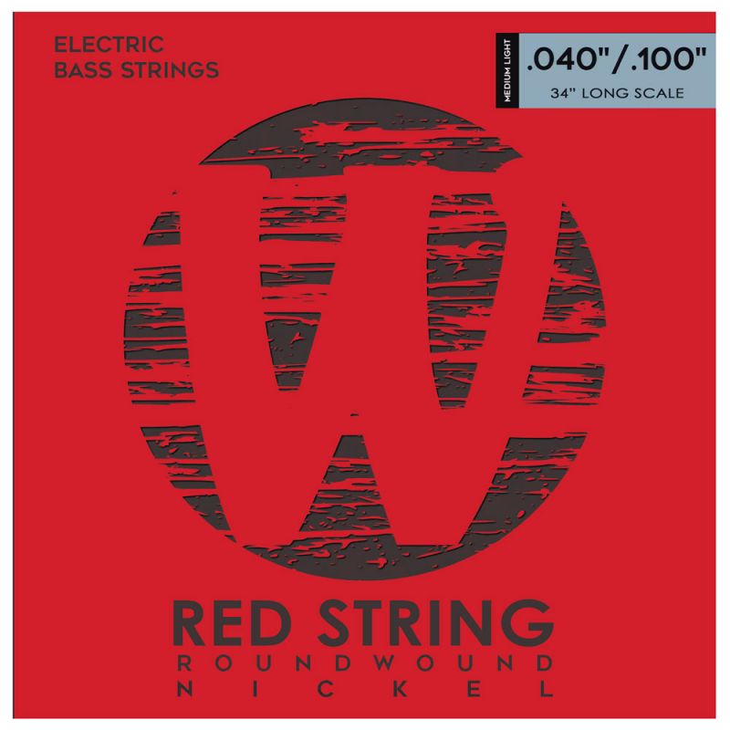 Набор струн WARWICK 46210 RED Nickel Plated Medium Light 4-String (40-100)